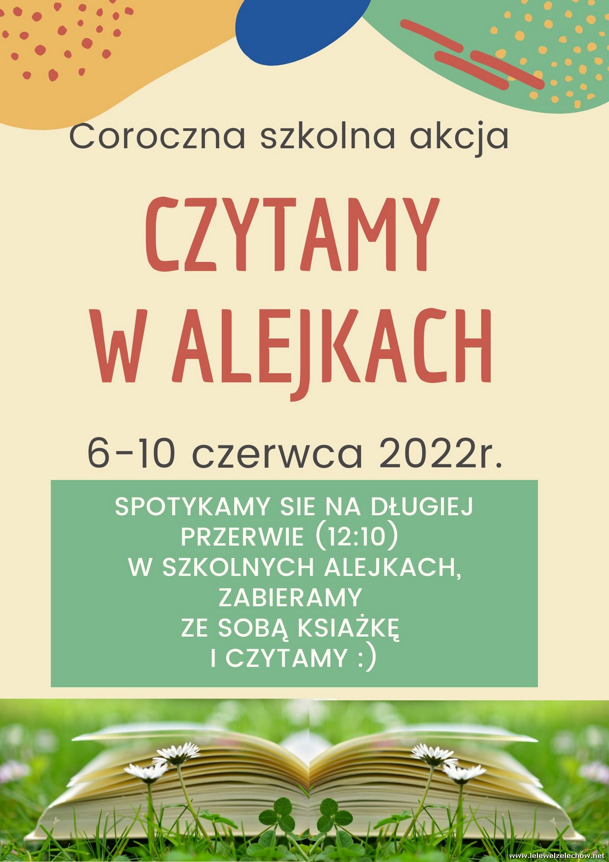 Czytamy w alejkach  czerwiec  2022
