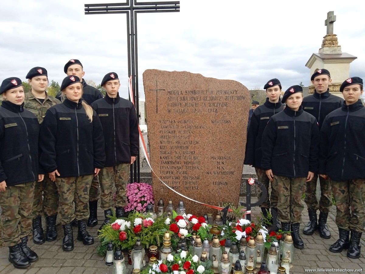 1 Listopada - Warta na cmentarzu parafialnym