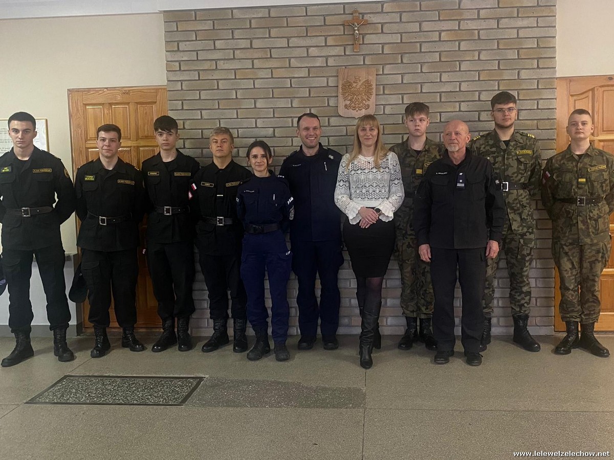 Spotkanie  profilaktyczno-edukacyjnych funkcjonariuszy Wydziału Prewencji KWP zs. w Radomiu.