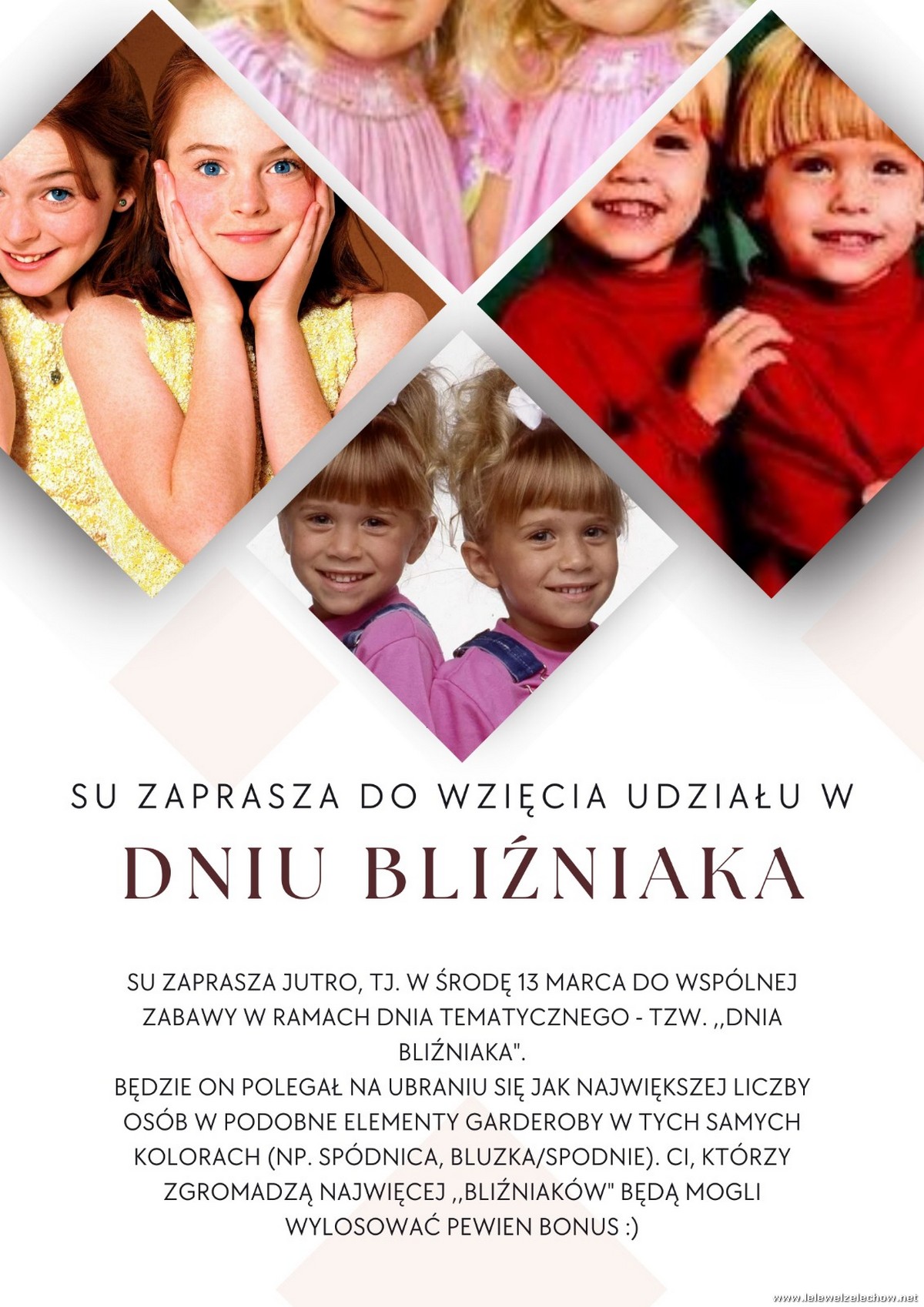"Dzień Bliźniaka" - impreza zorganizowana przez SU