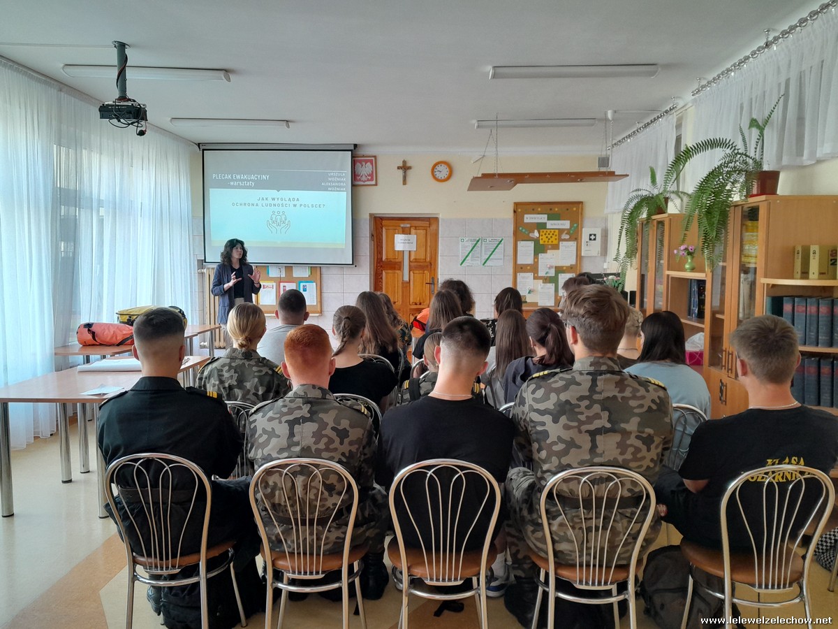 Plecak ewakuacyjny-warsztaty