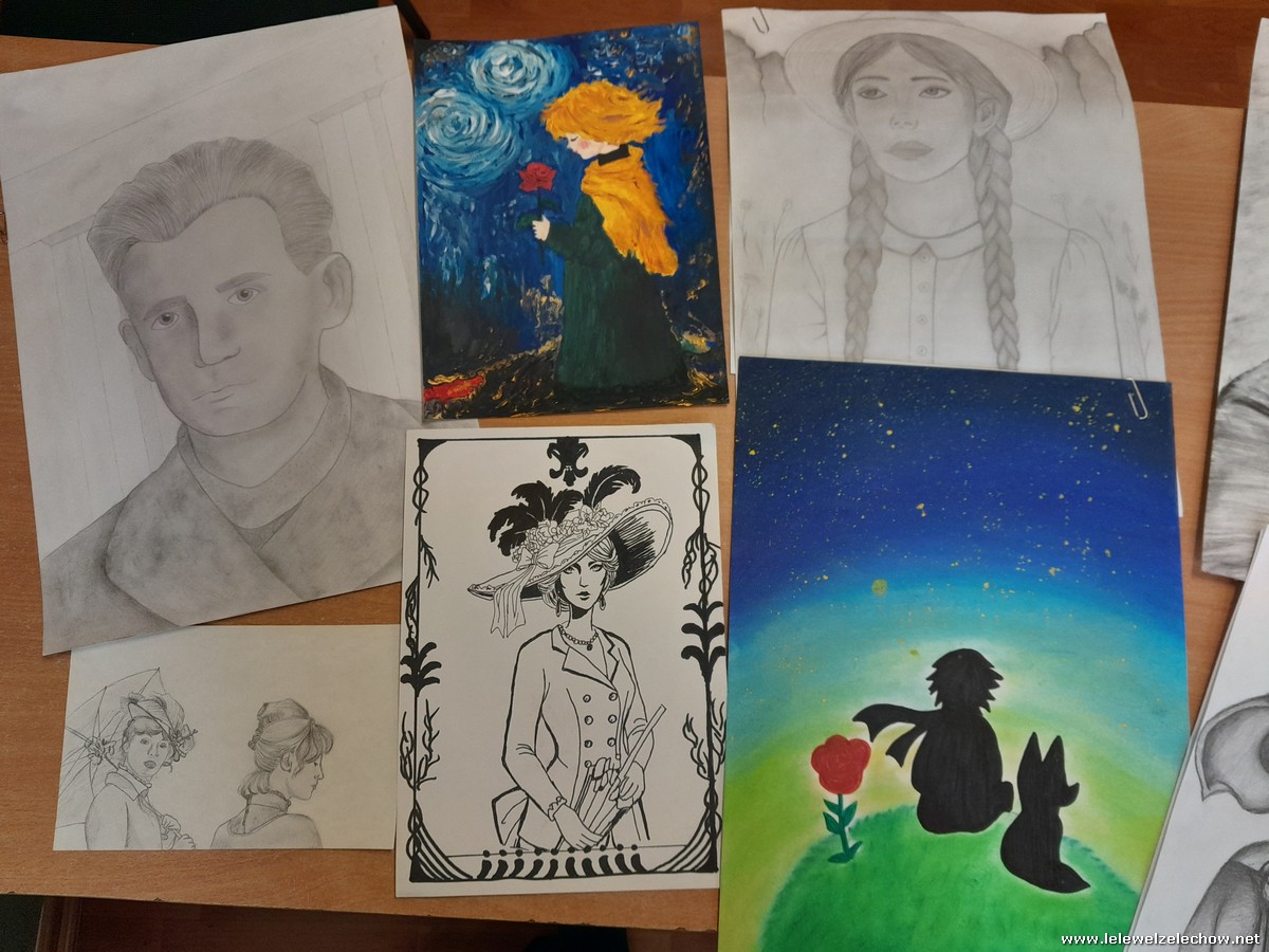 Konkurs plastyczny - Moja ulubiona postać literacka